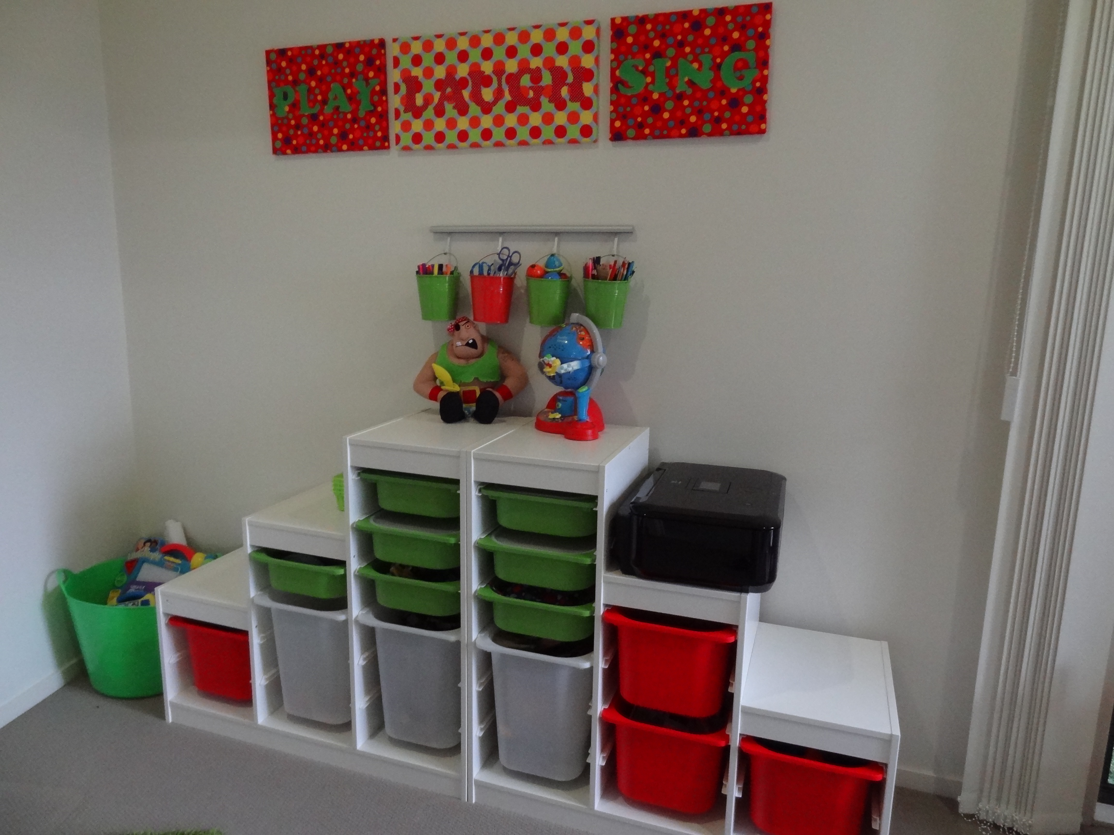 Creating A Kids Playroom Toy Storage There Was A Crooked House