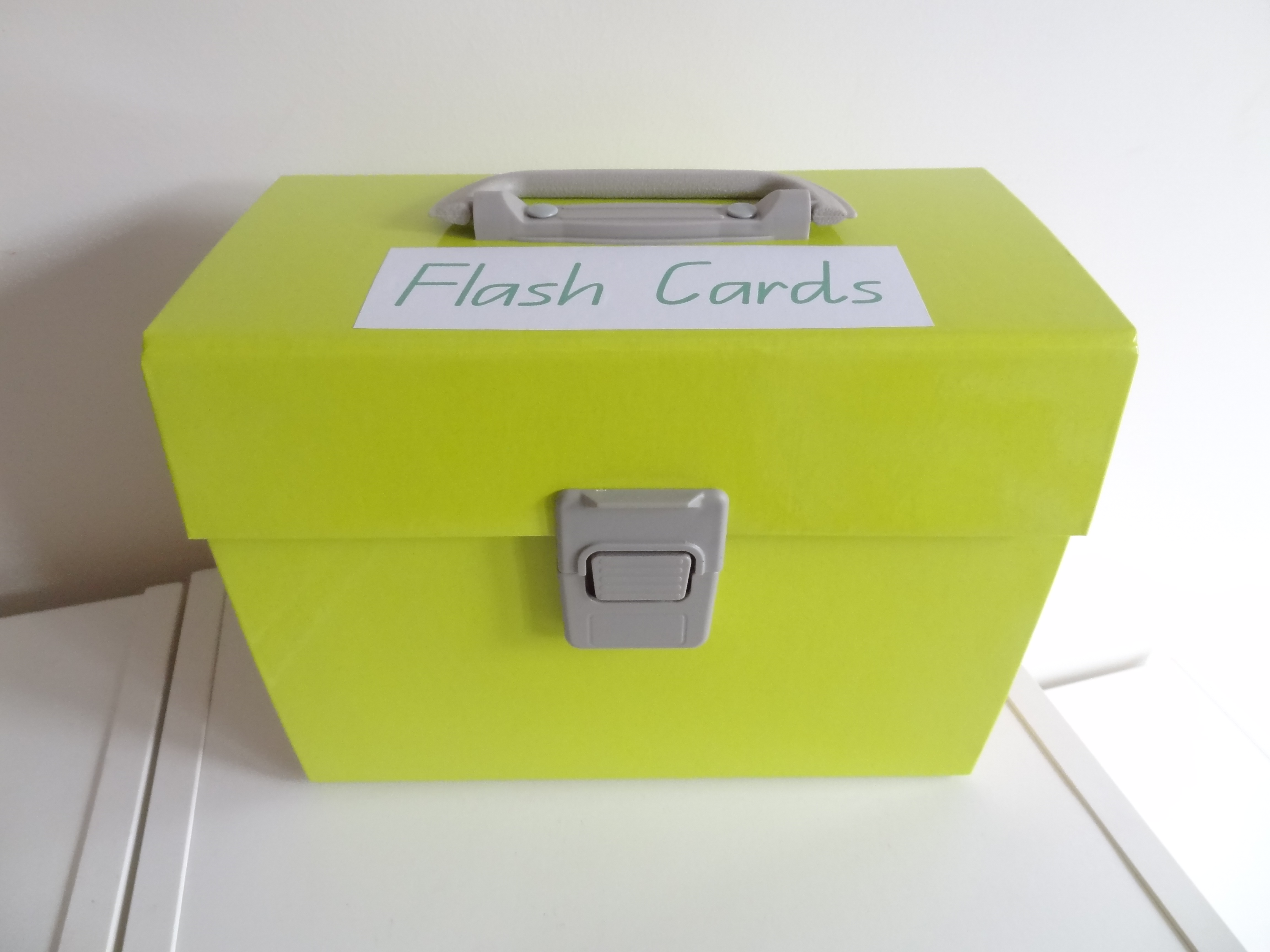 Children's Flash Card and Activity Book Storage